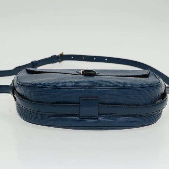 LOUIS VUITTON Epi June Feuille Shoulder Bag Blue M52155 LV Auth 100474 - Picture 5 of 16